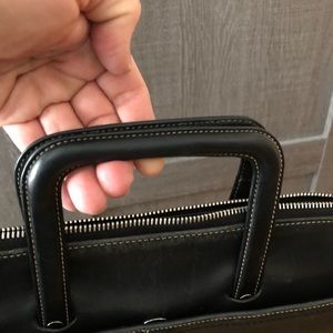 Coach Black Leather Ladies Briefcase